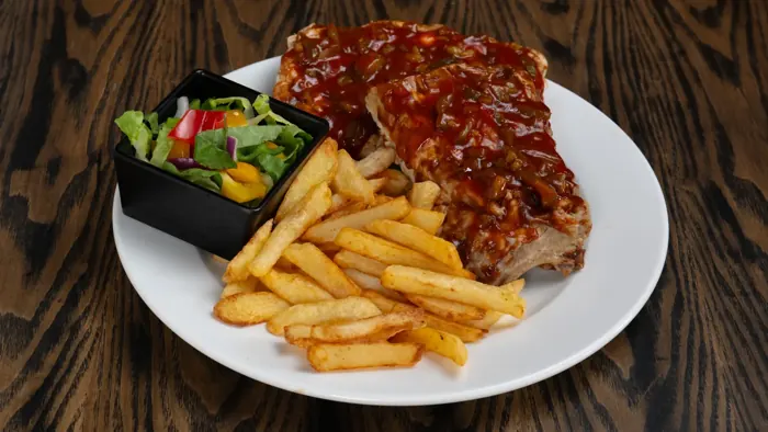 Full Rack of Pork Ribs - Mexican food at Sierra Paphos